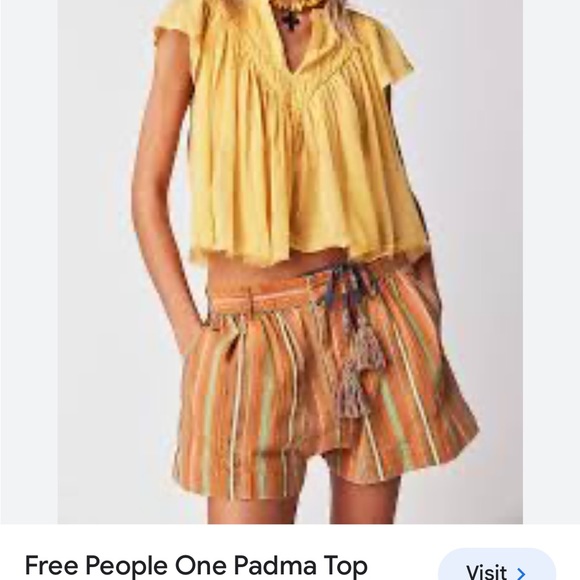 Free people NWOT Padma top size large - Picture 3 of 4